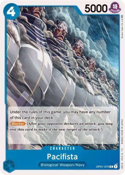 Pacifista OP01-075 Romance Dawn Card