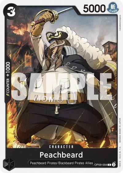 Peachbeard OP09-094 Emperors in the New World Card