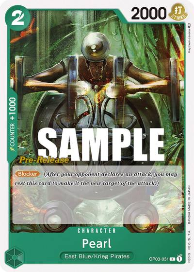 Pearl OP03-031 Pillars of Strength Pre-Release Cards Card