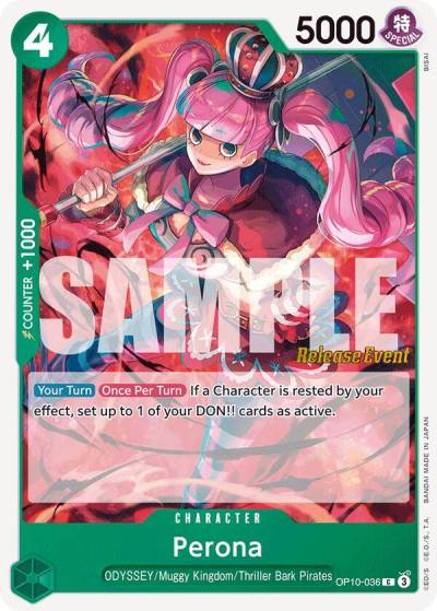 Perona (036) OP10-036 Royal Blood Release Event Cards Card
