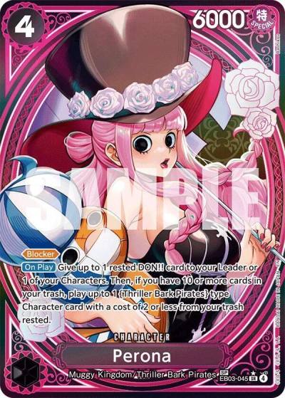 Perona (045) (SP) EB03-045 Extra Booster: One Piece Heroines Edition Card