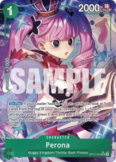 Perona (Alternate Art) OP12-034 Legacy of the Master Card