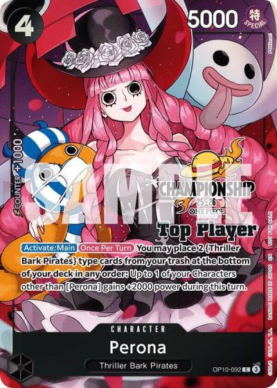 Perona (CS 25-26 Top Player Pack) OP10-092 One Piece Promotion Cards Card