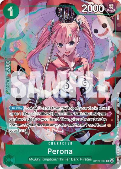 Perona - OP09-034 OP09-034 Extra Booster: One Piece Heroines Edition Card