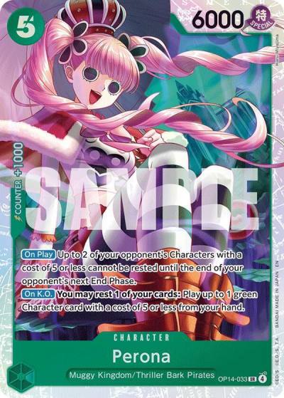 Perona - OP14-033 OP14-033 The Azure Sea's Seven Card