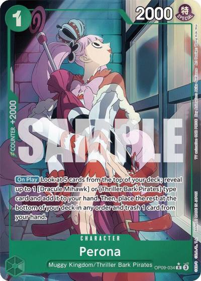 Perona (Parallel) OP09-034 Emperors in the New World Card