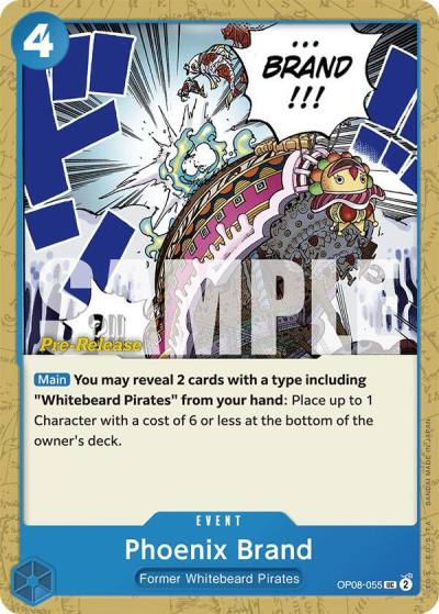 Phoenix Brand OP08-055 Two Legends Pre-Release Cards Card
