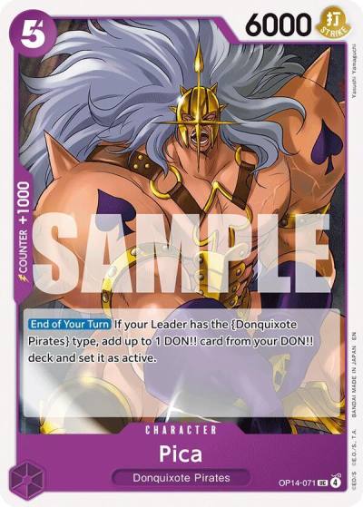 Pica OP14-071 The Azure Sea's Seven Card