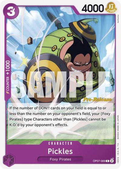 Pickles OP07-069 500 Years in the Future Pre-Release Cards Card