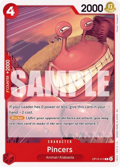 Pincers OP15-013 Adventure on Kami's Island Card