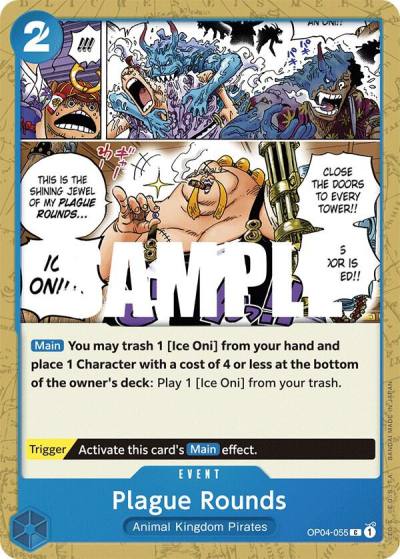 Plague Rounds OP04-055 Kingdoms of Intrigue Card