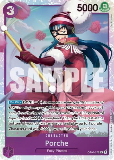 Porche OP07-072 500 Years in the Future Card