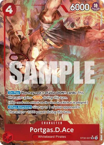 Portgas.D.Ace (007) (Parallel) ST30-007 Starter Deck EX: Luffy & Ace Card