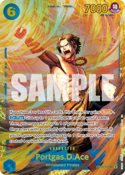Portgas.D.Ace (119) OP13-119 Carrying On His Will Card