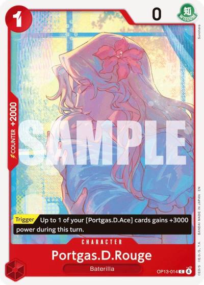 Portgas.D.Rouge OP13-014 Carrying On His Will Card