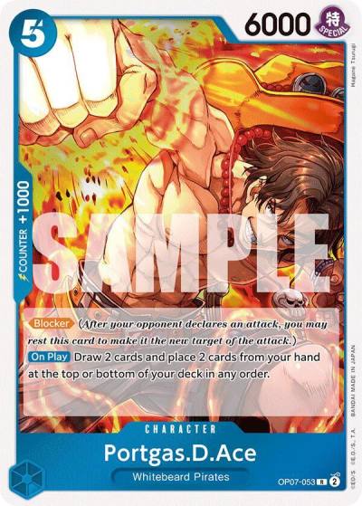 Portgas.D.Ace (053) OP07-053 500 Years in the Future Card