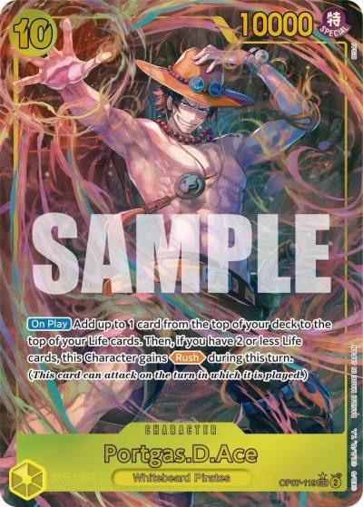 Portgas.D.Ace (119) (Parallel) OP07-119 500 Years in the Future Card