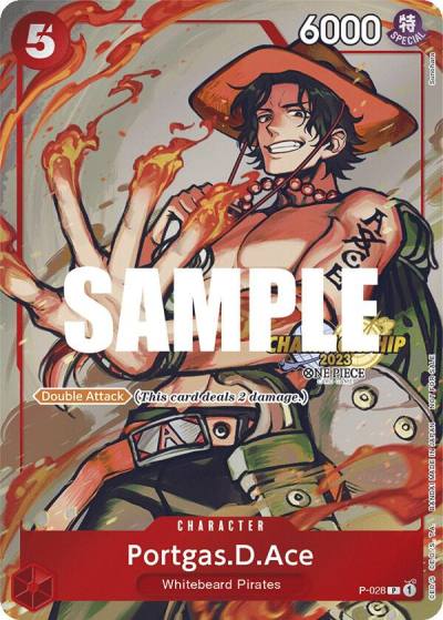 Portgas.D.Ace (CS 2023 Event Pack) P-028 One Piece Promotion Cards Card