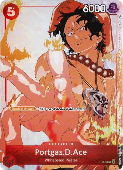 Portgas.D.Ace (Gift Collection 2023) P-028 One Piece Promotion Cards Card