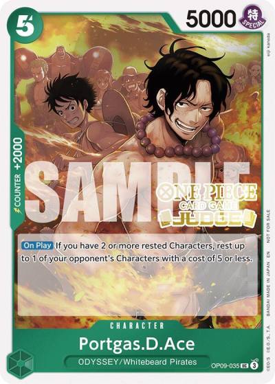 Portgas.D.Ace (Judge Pack Vol. 6) OP09-035 One Piece Promotion Cards Card