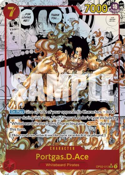 Portgas.D.Ace (Manga) OP02-013 Premium Booster -The Best- Card