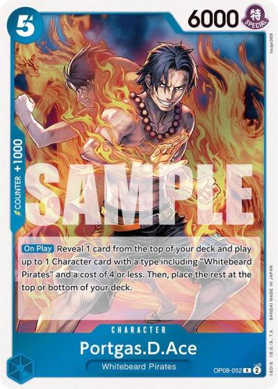 Portgas.D.Ace OP08-052 Two Legends Card