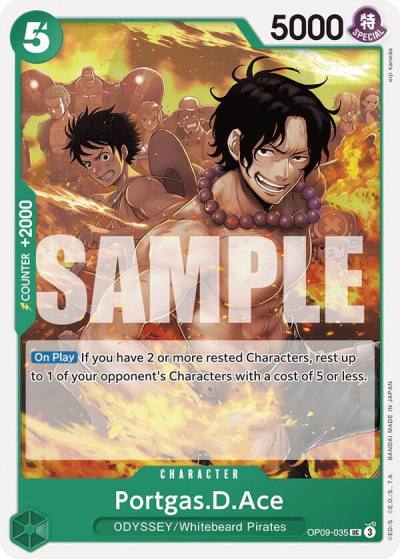 Portgas.D.Ace OP09-035 Emperors in the New World Card