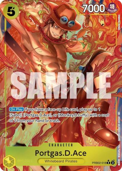 Portgas.D.Ace - PRB02-018 (Alternate Art) PRB02-018 Premium Booster -The Best- Vol. 2 Card