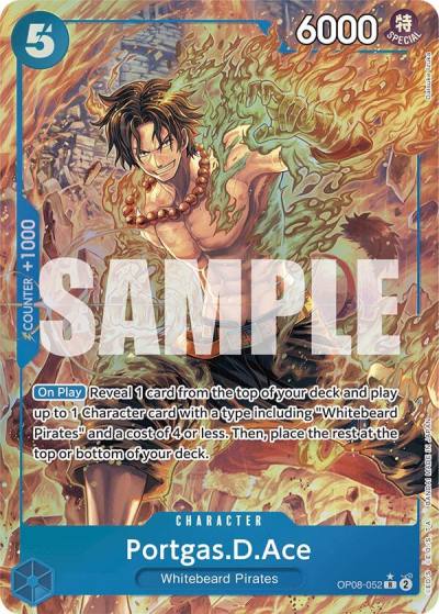 Portgas.D.Ace (Parallel) OP08-052 Two Legends Card