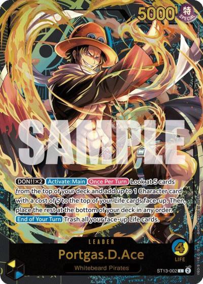 Portgas.D.Ace (Premium Card Collection -Leader Collection-) ST13-002 One Piece Promotion Cards Card