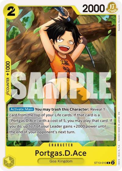 Portgas.D.Ace - ST13-010 (Reprint) ST13-010 Premium Booster -The Best- Vol. 2 Card