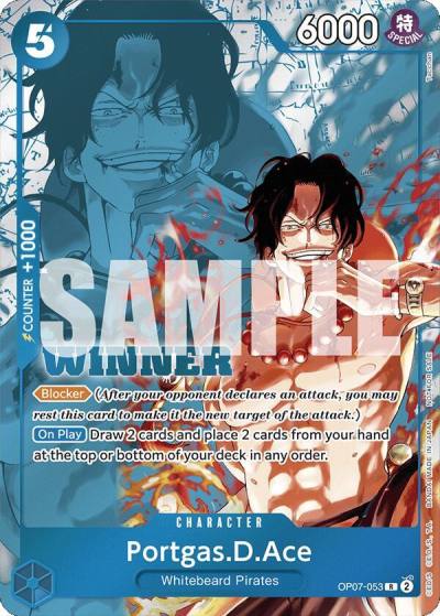 Portgas.D.Ace (Winner Pack 2024 Oct.-Dec.) OP07-053 One Piece Promotion Cards Card