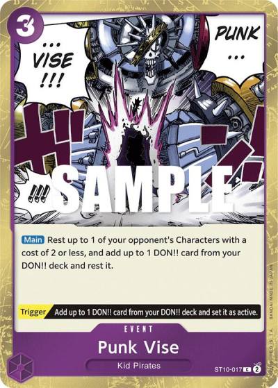 Punk Vise ST10-017 Ultra Deck: The Three Captains Card