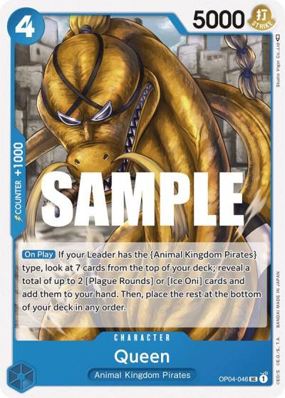 Queen (046) OP04-046 Kingdoms of Intrigue Card