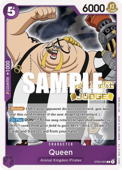 Queen (Judge Pack Vol. 2) ST04-005 One Piece Promotion Cards Card