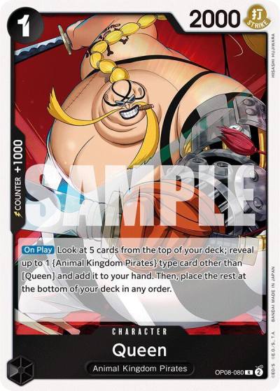Queen OP08-080 Two Legends Card