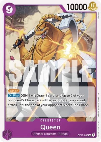 Queen OP17-065 The World's Strongest Warriors Card
