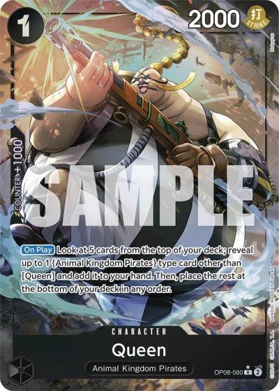 Queen (Parallel) OP08-080 Two Legends Card