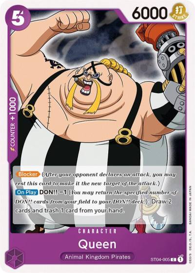 Queen ST04-005 Starter Deck 4: Animal Kingdom Pirates Card