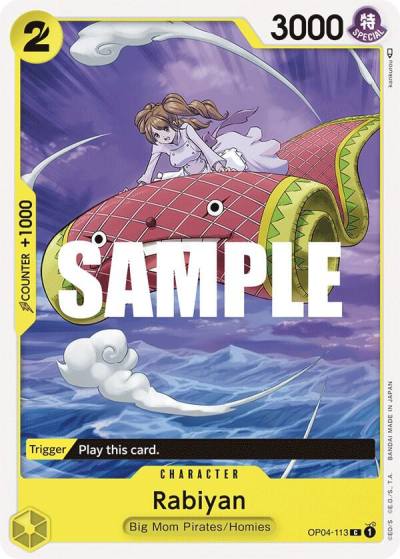 Rabiyan OP04-113 Kingdoms of Intrigue Card