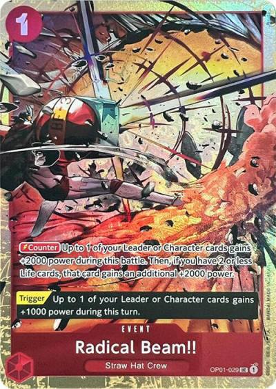 Radical Beam!! (Premium Card Collection -Best Selection Vol. 1-) OP01-029 One Piece Promotion Cards Card