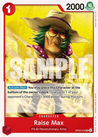 Raise Max OP06-016 Wings of the Captain Card