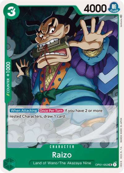 Raizo OP01-052 Romance Dawn Card