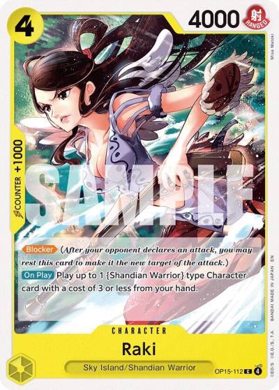 Raki OP15-112 Adventure on Kami's Island Card