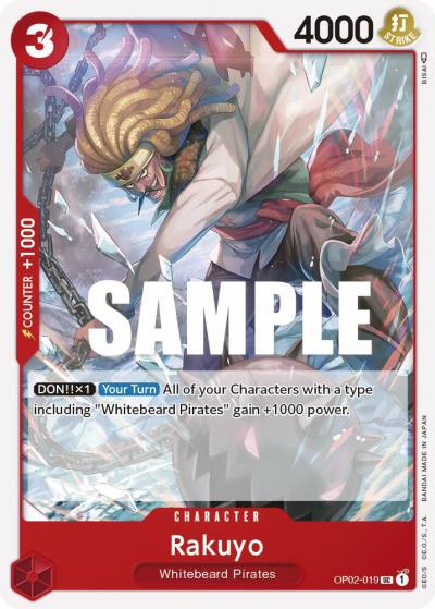 Rakuyo OP02-019 Paramount War Card