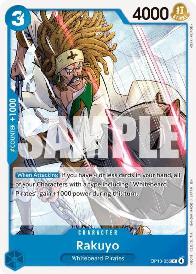 Rakuyo OP13-055 Carrying On His Will Card