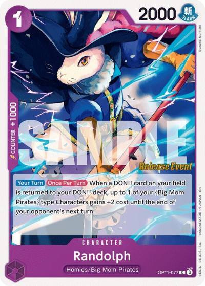 Randolph OP11-077 A Fist of Divine Speed Release Event Cards Card