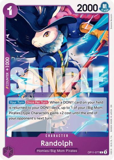 Randolph OP11-077 A Fist of Divine Speed Card