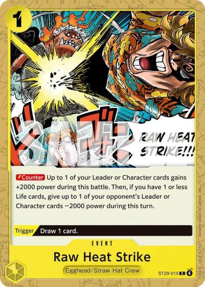 Raw Heat Strike ST29-015 Starter Deck 29: Egghead Card