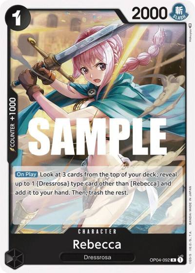 Rebecca (092) OP04-092 Kingdoms of Intrigue Card